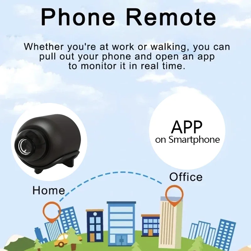 X5 Mini WiFi Security Camera – Wireless Indoor Monitoring Camera for Pets & Infants - Image 4