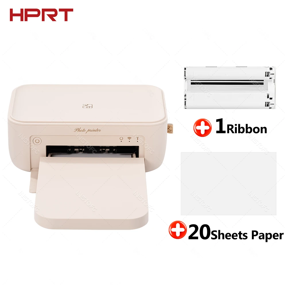 Mini Color Photo Printer – 300 DPI Wireless Instant Photo Printer with Paper & Ribbon - Image 7