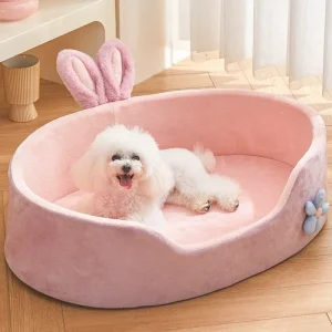 Detachable Washable Pet Bed – Soft All-Season Dog & Cat Sleeping Mattress