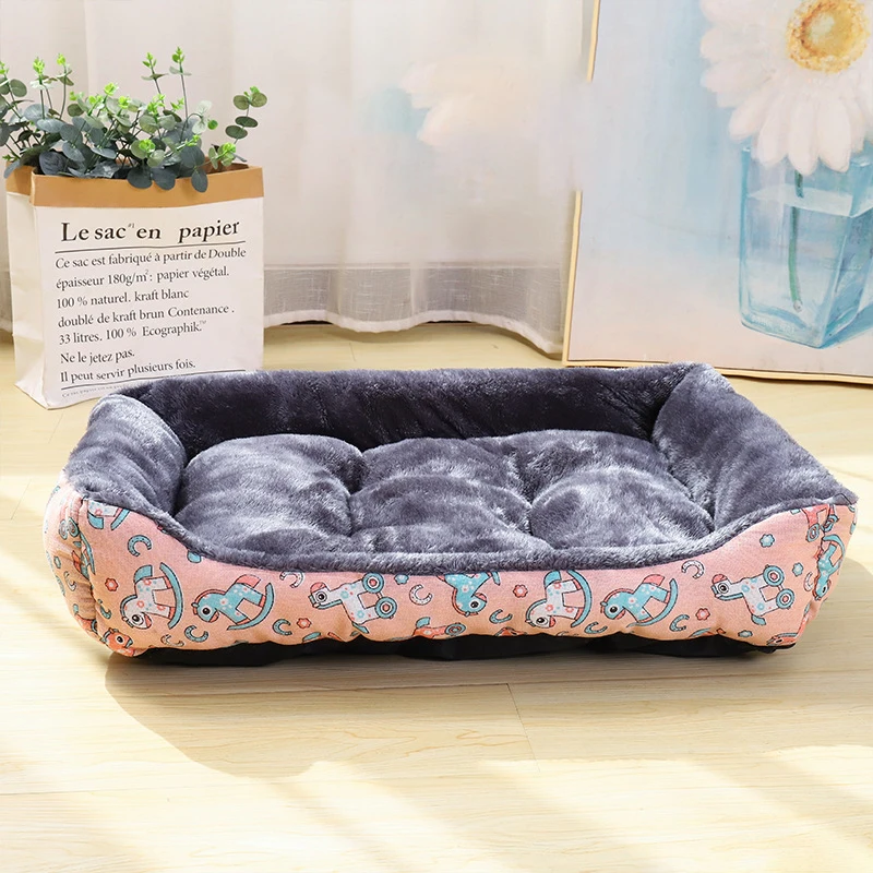 Soft Pet Bed Sofa Mat – Comfortable Dog & Cat Sleeping Cushion for All Sizes - Image 7
