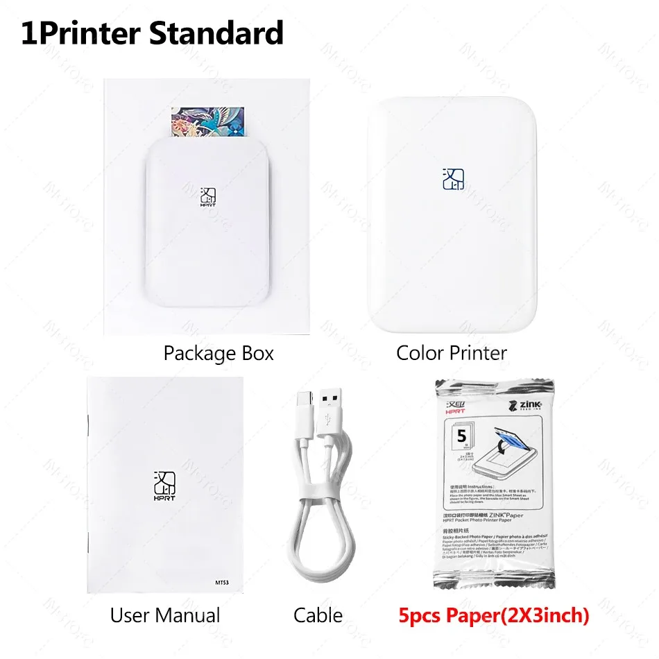 Portable Bluetooth Photo Printer – Mini Wireless Pocket Printer for 2×3 Inch Sticky Paper - Image 8