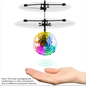 LED Gesture Control Flying Ball Toy – Infrared RC Crystal Light Toy for Kids