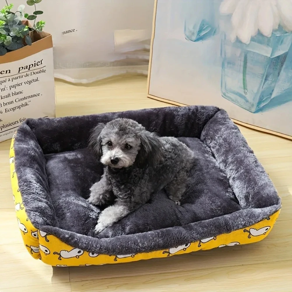 Soft Pet Bed Sofa Mat – Comfortable Dog & Cat Sleeping Cushion for All Sizes - Image 5