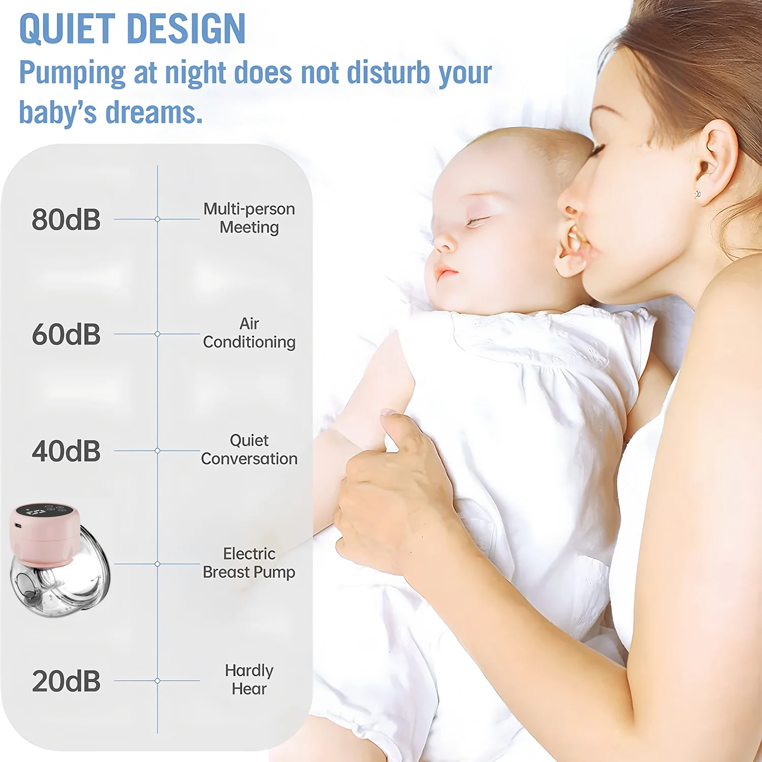 Wearable Electric Breast Pump – Portable Hands-Free Silent Breast Milk Collector (Single Unit) - Image 6