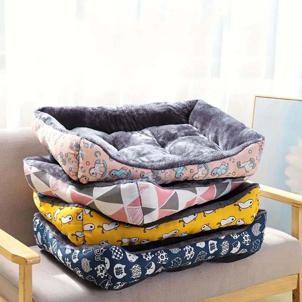 Soft Pet Bed Sofa Mat – Comfortable Dog & Cat Sleeping Cushion for All Sizes - Image 2