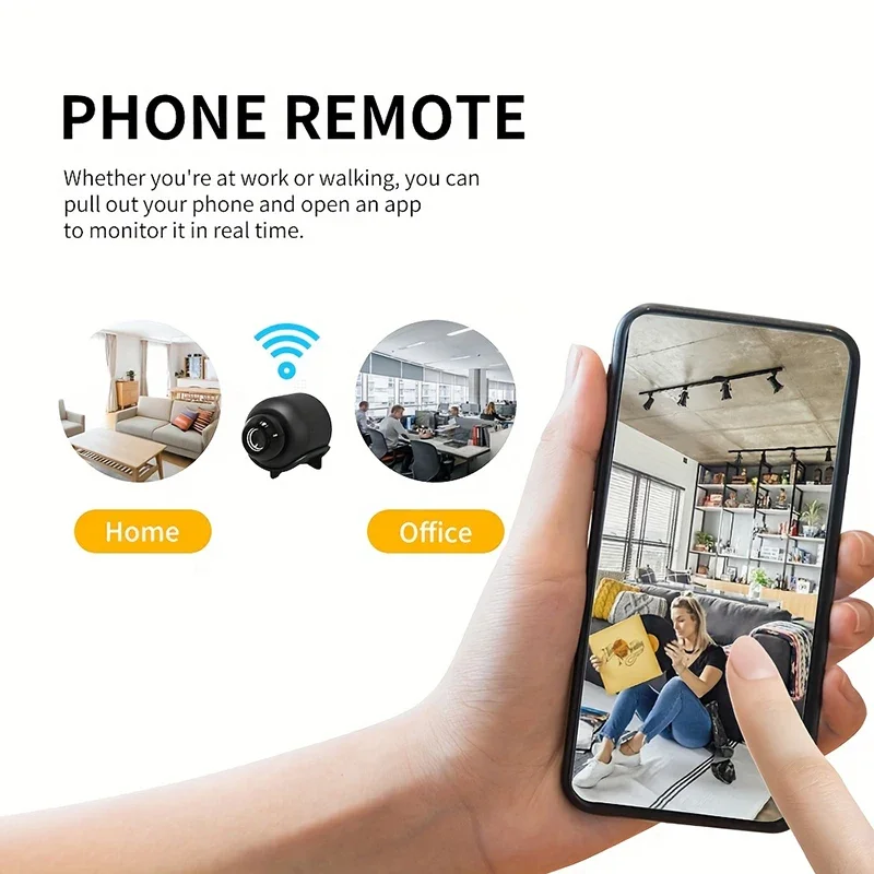 X5 Mini WiFi Security Camera – Wireless Indoor Monitoring Camera for Pets & Infants - Image 5
