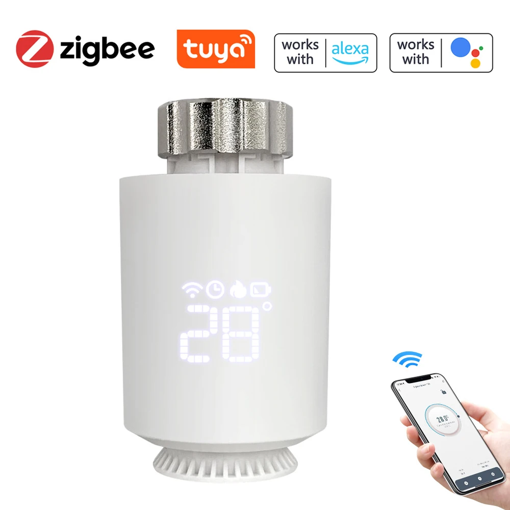 Smart Radiator Thermostat Valve – Programmable Temperature Controller Compatible with Alexa & Google Home - Image 3