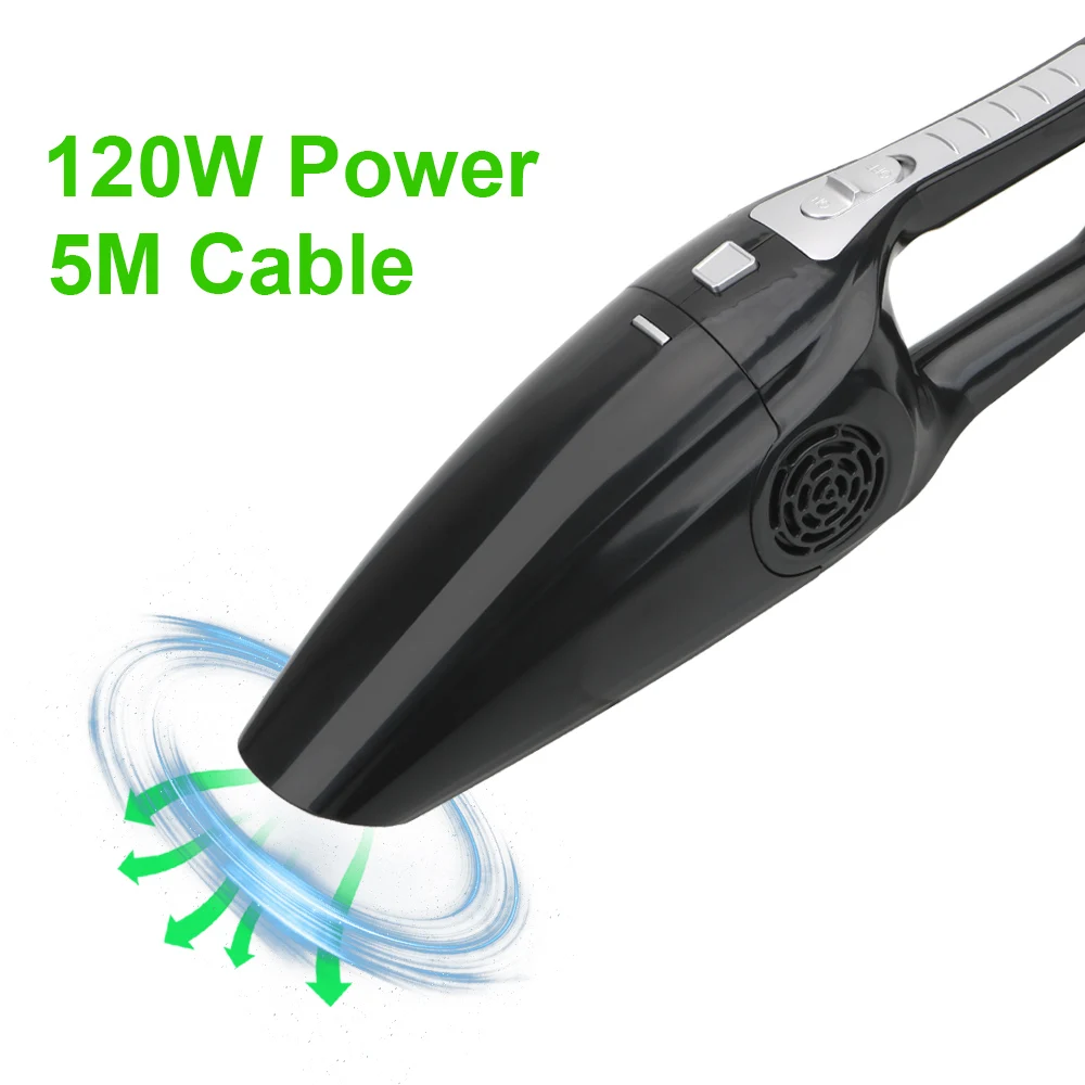 Portable Car Vacuum Cleaner – 12V Wet & Dry Handheld Vacuum with High Suction Power - Image 3