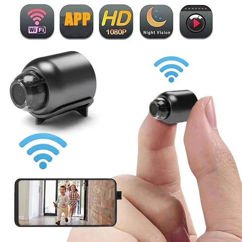 X5 Mini WiFi Security Camera – Wireless Indoor Monitoring Camera for Pets & Infants