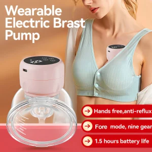 Wearable Electric Breast Pump – Portable Hands-Free Silent Breast Milk Collector (Single Unit)