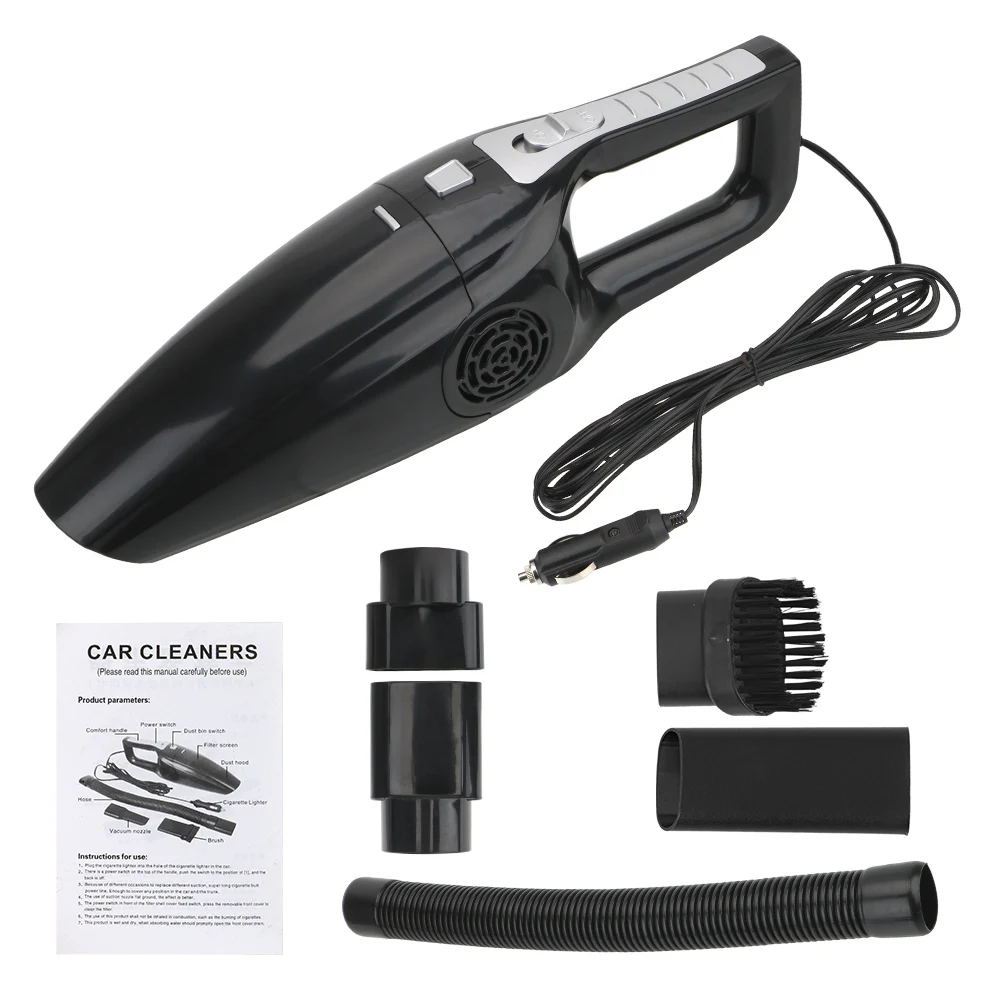 Portable Car Vacuum Cleaner – 12V Wet & Dry Handheld Vacuum with High Suction Power - Image 2