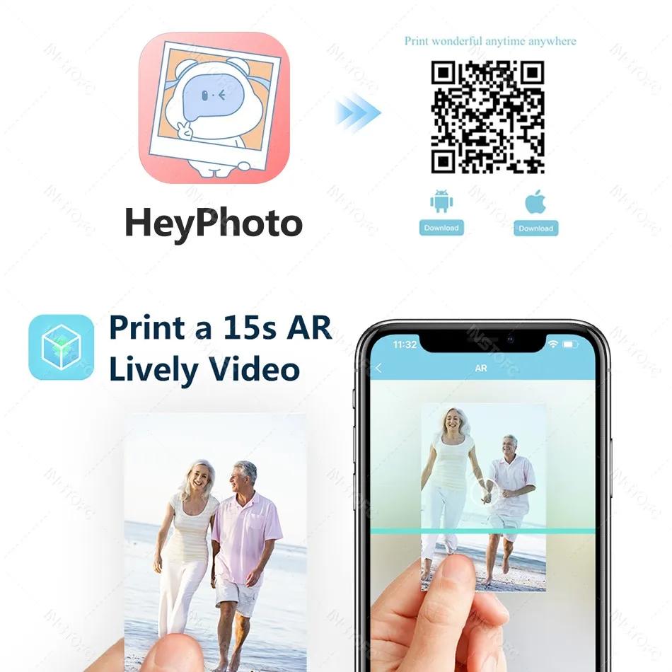 Portable Bluetooth Photo Printer – Mini Wireless Pocket Printer for 2×3 Inch Sticky Paper - Image 4