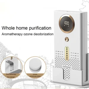 Electric Air Purifier Deodorizer – Portable Odor Remover for Refrigerator & Bedroom