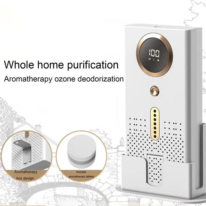 Electric Air Purifier Deodorizer – Portable Odor Remover for Refrigerator & Bedroom